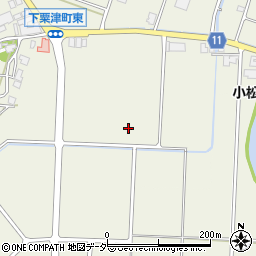石川県小松市下粟津町め周辺の地図