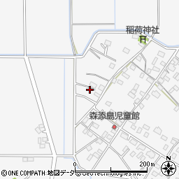 茨城県筑西市森添島周辺の地図