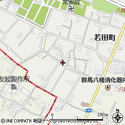 群馬県高崎市若田町209周辺の地図