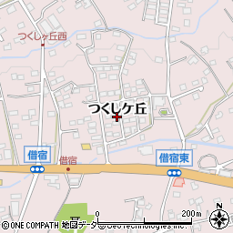 長野県北佐久郡軽井沢町長倉つくしケ丘周辺の地図