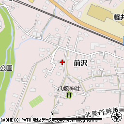 長野県北佐久郡軽井沢町長倉前沢2529-1周辺の地図