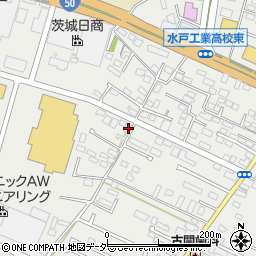 茨城県水戸市元吉田町1305-16周辺の地図