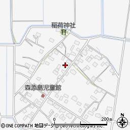茨城県筑西市森添島722周辺の地図