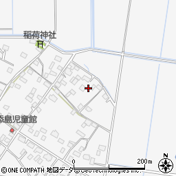 茨城県筑西市森添島713周辺の地図