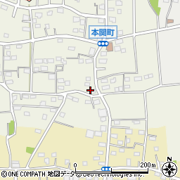 群馬県伊勢崎市本関町1081周辺の地図