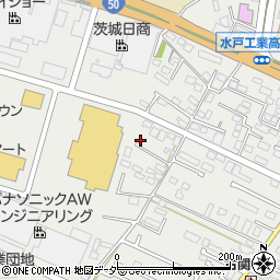 茨城県水戸市元吉田町1304-6周辺の地図