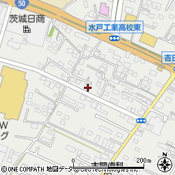茨城県水戸市元吉田町1448周辺の地図