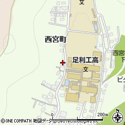 栃木県足利市西宮町3793-26周辺の地図