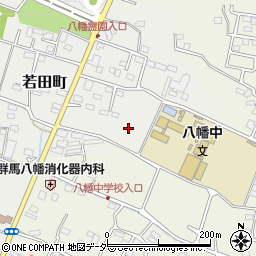 群馬県高崎市若田町232周辺の地図