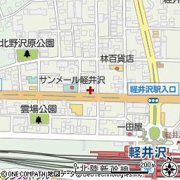 長野県北佐久郡軽井沢町軽井沢東9-2周辺の地図