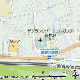 ホテルサイプレス軽井沢周辺の地図