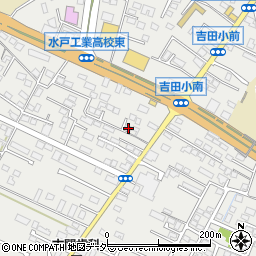 茨城県水戸市元吉田町1442-3周辺の地図