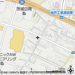茨城県水戸市元吉田町1305-15周辺の地図