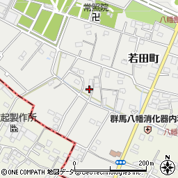 群馬県高崎市若田町209-2周辺の地図