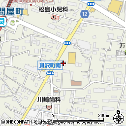 群馬県信用組合高崎貝沢支店周辺の地図