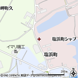 石川県加賀市塩浜町（シャブ）周辺の地図