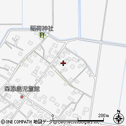 茨城県筑西市森添島716周辺の地図