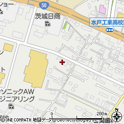 茨城県水戸市元吉田町1305-1周辺の地図