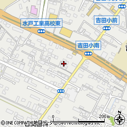 茨城県水戸市元吉田町1442-20周辺の地図