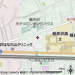 ベルジューレ軽井沢ロビー棟周辺の地図