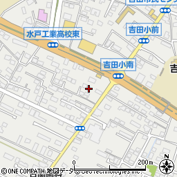 茨城県水戸市元吉田町1442-21周辺の地図