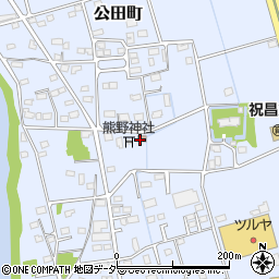 公田町公民館周辺の地図