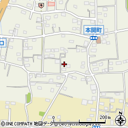 群馬県伊勢崎市本関町1086周辺の地図