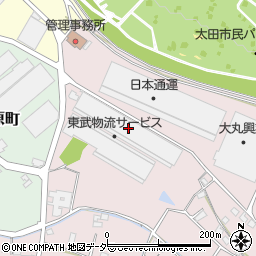 東武物流サービスＬ・Ｓ太田支店周辺の地図