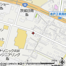 茨城県水戸市元吉田町1305-13周辺の地図