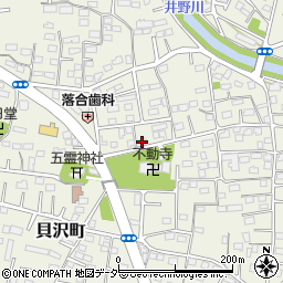 群馬県高崎市貝沢町382-3周辺の地図