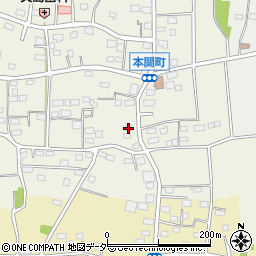 群馬県伊勢崎市本関町1082周辺の地図