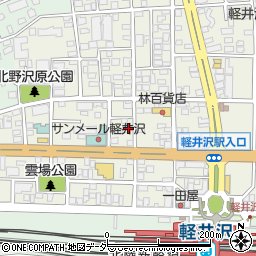 長野県北佐久郡軽井沢町軽井沢東9-4周辺の地図