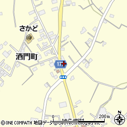 ファミリーマート水戸酒門店周辺の地図