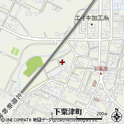 下粟津会館周辺の地図