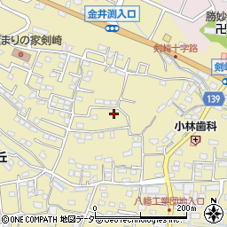 群馬県高崎市剣崎町814周辺の地図