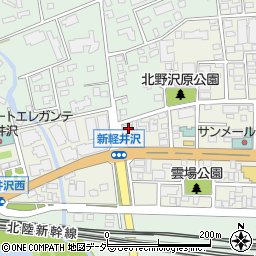 長野県北佐久郡軽井沢町軽井沢東138周辺の地図