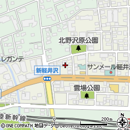 長野県北佐久郡軽井沢町軽井沢東139周辺の地図