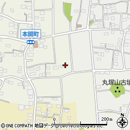 群馬県伊勢崎市本関町2386周辺の地図