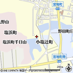 石川県加賀市宮地町イ周辺の地図