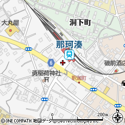 那珂湊駅周辺の地図