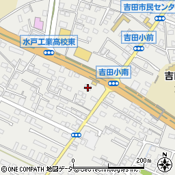 茨城県水戸市元吉田町1440周辺の地図