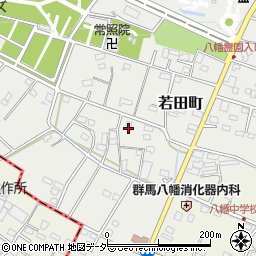 群馬県高崎市若田町196-3周辺の地図