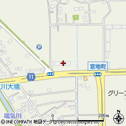 日本中央バス株式会社　本社周辺の地図