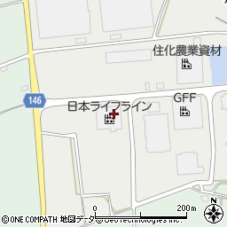 日本ライフライン株式会社小山ファクトリー周辺の地図