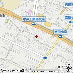 茨城県水戸市元吉田町1442-8周辺の地図