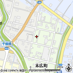 栃木県足利市末広町21-1周辺の地図