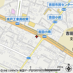 茨城県水戸市元吉田町1435-7周辺の地図