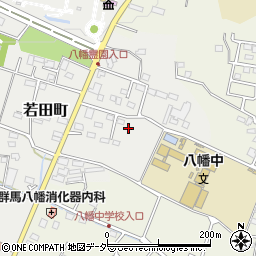 群馬県高崎市若田町234周辺の地図