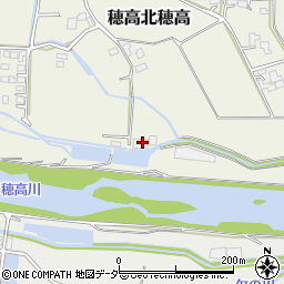 長野県安曇野市穂高北穂高1387周辺の地図