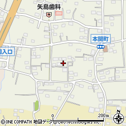 群馬県伊勢崎市本関町1089周辺の地図